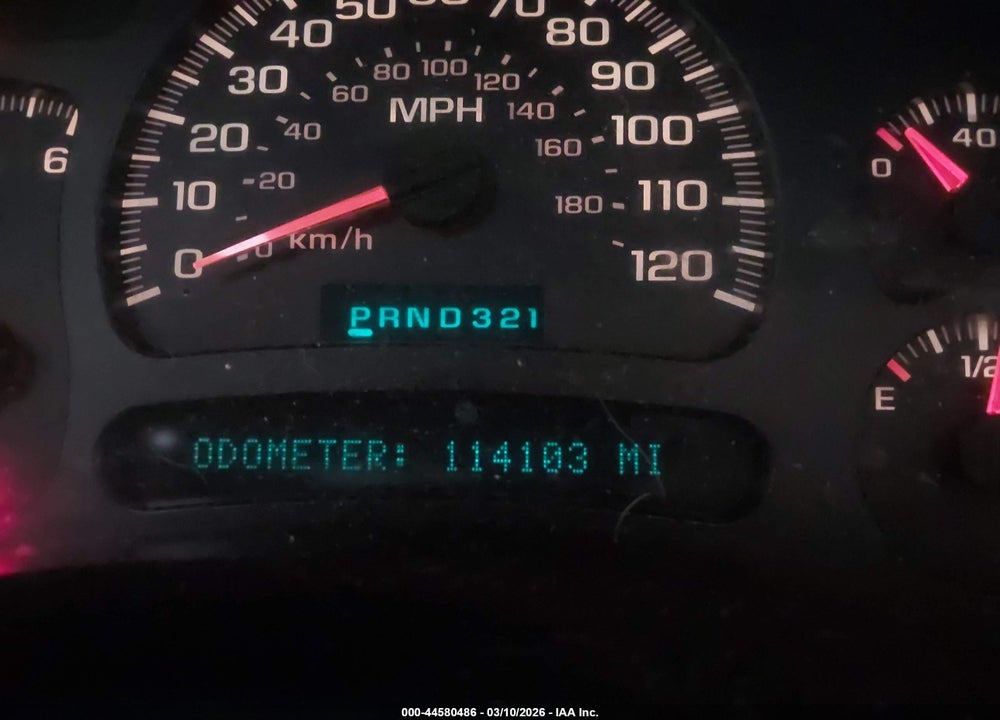 2003 CHEVROLET AVALANCHE 1500 VIN: 3GNEK13T23G190631