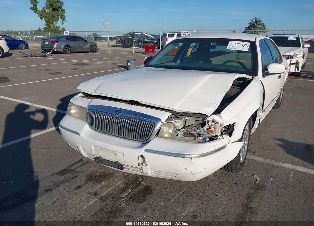 2001 MERCURY GRAND MARQUIS GS VIN: 2MEFM74WX1X634455