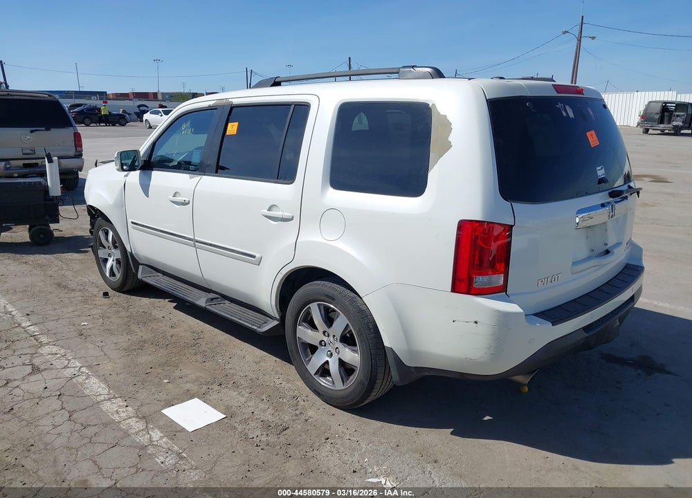 2012 HONDA PILOT TOURING VIN: 5FNYF3H95CB024760