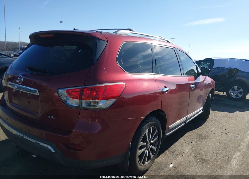 2013 NISSAN PATHFINDER SL VIN: 5N1AR2MN4DC647805