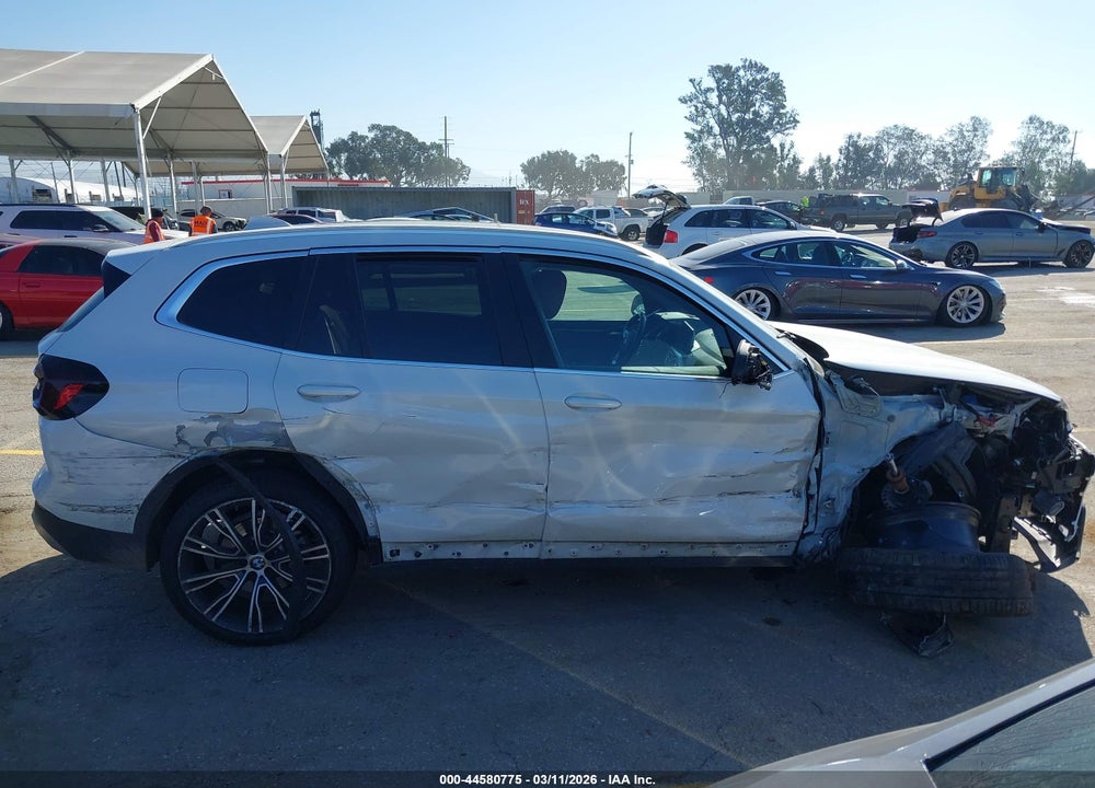 2022 BMW X3 XDRIVE30I VIN: 5UX53DP00N9K47949