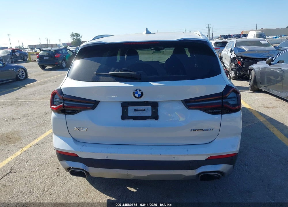 2022 BMW X3 XDRIVE30I VIN: 5UX53DP00N9K47949