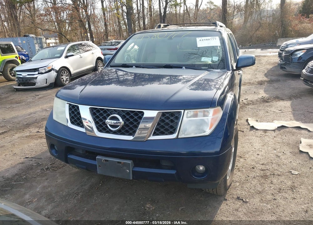 2007 NISSAN PATHFINDER SE VIN: 5N1AR18W17C625682
