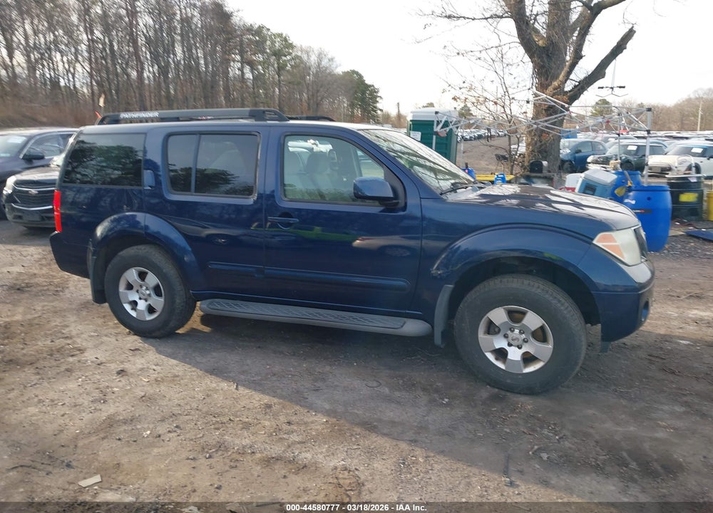 2007 NISSAN PATHFINDER SE VIN: 5N1AR18W17C625682