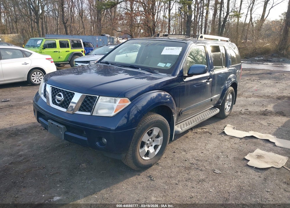 2007 NISSAN PATHFINDER SE VIN: 5N1AR18W17C625682