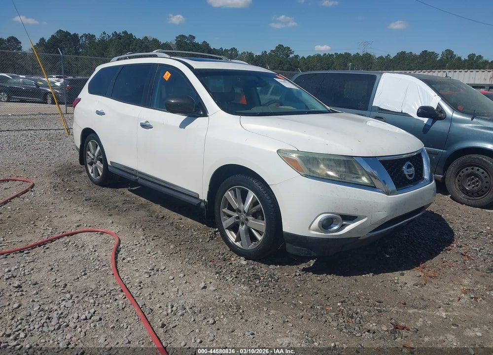 2014 NISSAN PATHFINDER PLATINUM VIN: 5N1AR2MN0EC725014