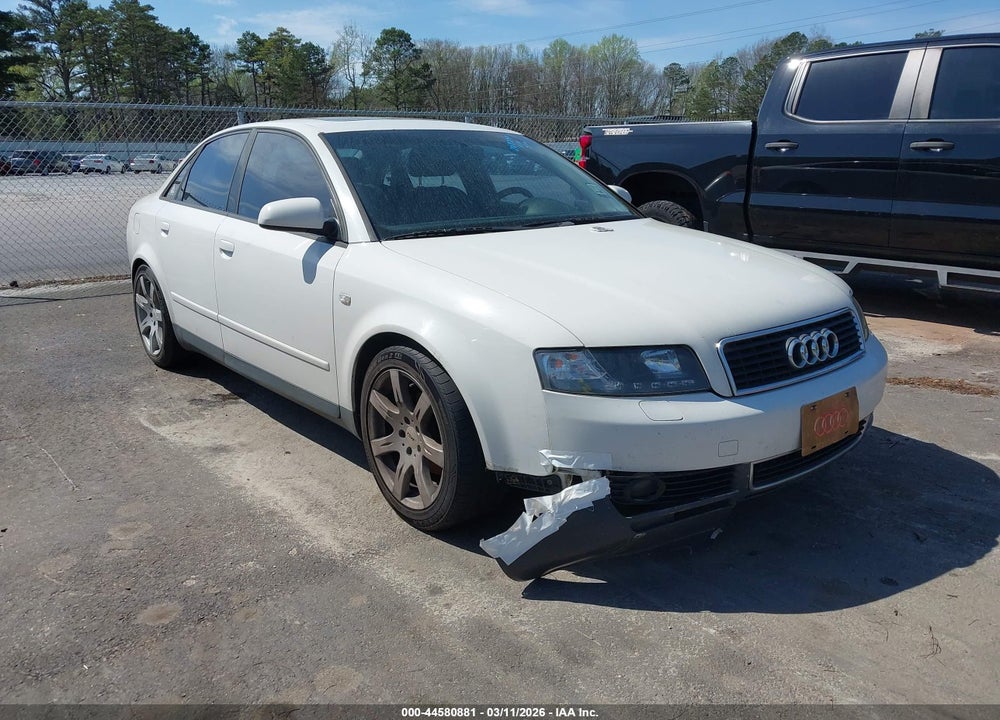 2002 AUDI A4 1.8T VIN: WAULC68E82A207270