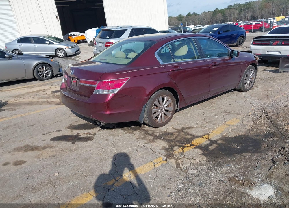 2012 HONDA ACCORD 2.4 EX VIN: 1HGCP2F72CA210320