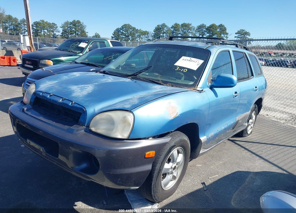 2003 HYUNDAI SANTA FE GLS/LX VIN: KM8SC13E23U524045