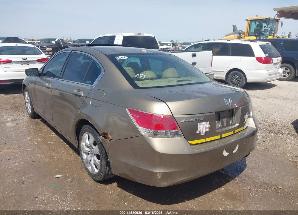 2008 HONDA ACCORD 2.4 EX-L VIN: 1HGCP26898A054809