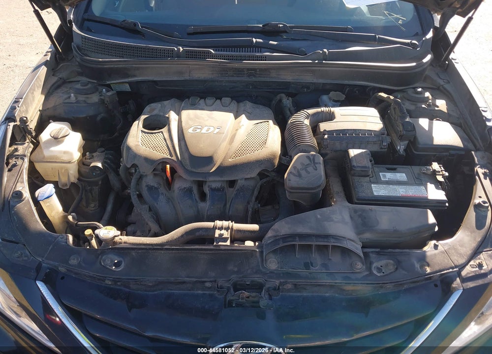 2013 HYUNDAI SONATA GLS VIN: 5NPEB4AC2DH554925