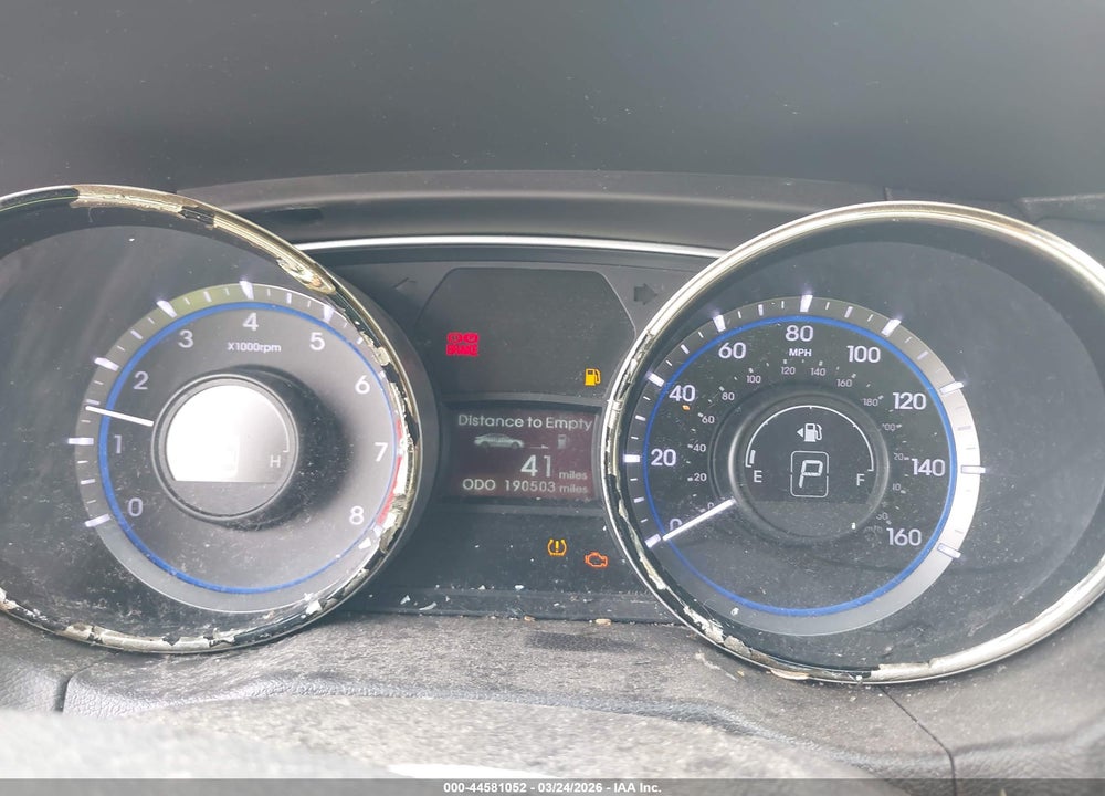 2013 HYUNDAI SONATA GLS VIN: 5NPEB4AC2DH554925