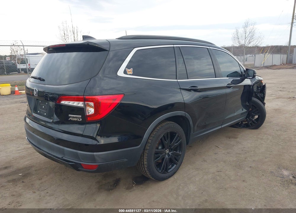 2021 HONDA PILOT AWD SPECIAL EDITION VIN: 5FNYF6H27MB081306