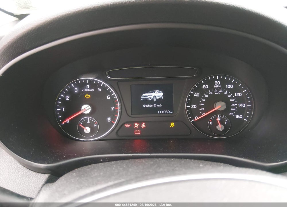 2020 KIA SORENTO 2.4L LX VIN: 5XYPGDA33LG627087