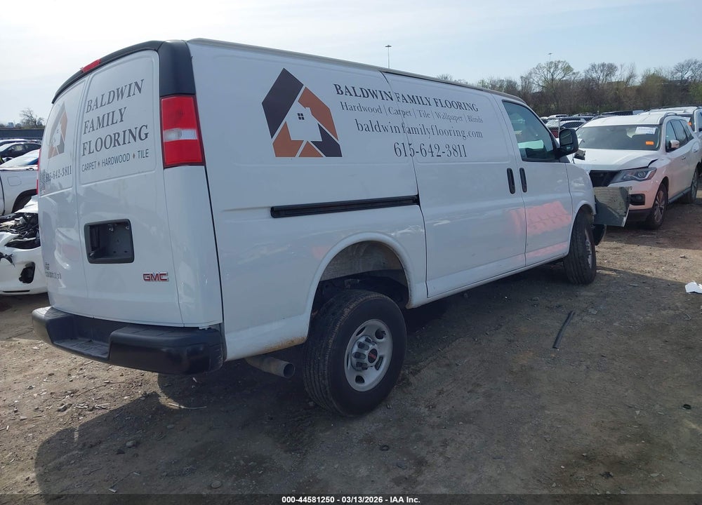 2025 GMC SAVANA CARGO RWD 2500 REGULAR WHEELBASE WORK VAN VIN: 1GTW7AFP7S1102635