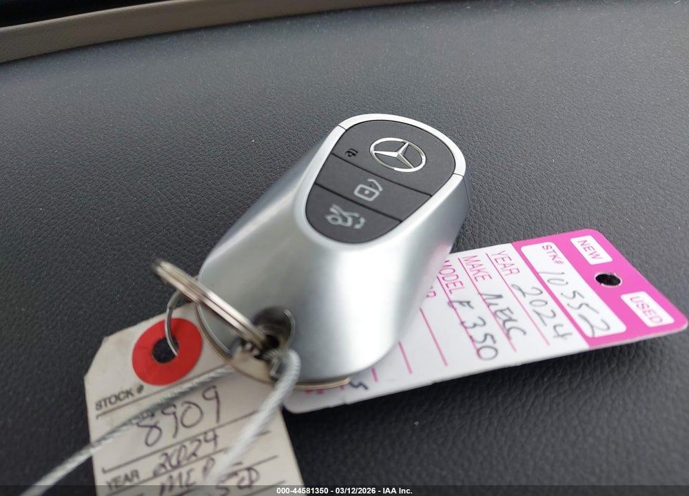 2024 MERCEDES-BENZ E 350 VIN: W1KLF4HB7RA008909