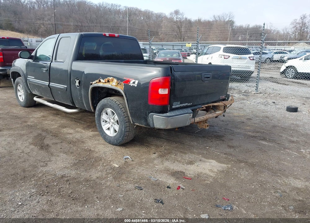 2009 GMC SIERRA 1500 SLT VIN: 1GTEK39J09Z262963