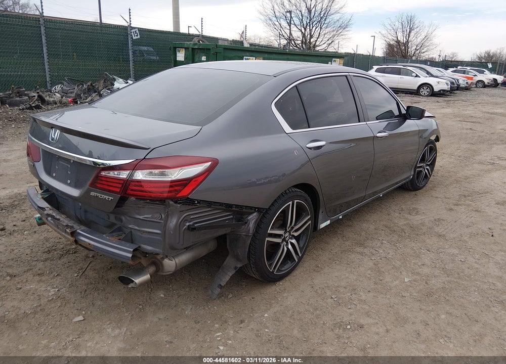 2017 HONDA ACCORD SPORT VIN: 1HGCR2F59HA293826