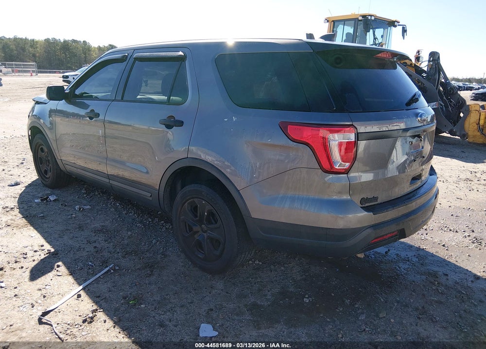2019 FORD POLICE INTERCEPTOR UTILITY VIN: 1FM5K8AR3KGA79438