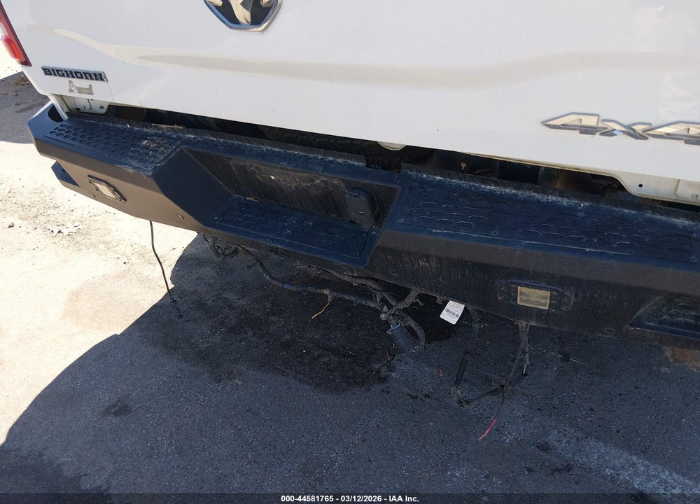 2022 RAM 2500 BIG HORN  4X4 6'4' BOX VIN: 3C6UR5ML6NG304789