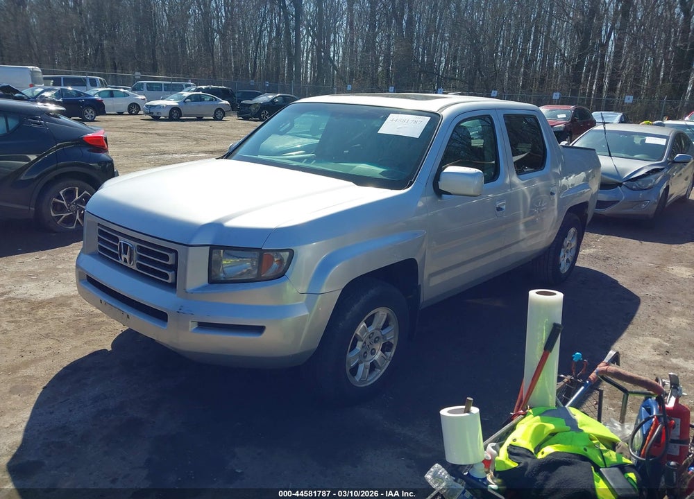 2008 HONDA RIDGELINE RTL VIN: 2HJYK16508H513211