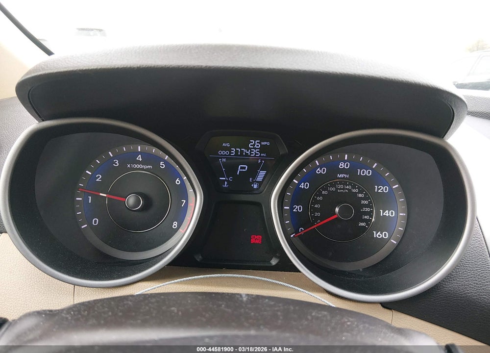2011 HYUNDAI ELANTRA GLS (ULSAN PLANT) VIN: KMHDH4AE6BU146633