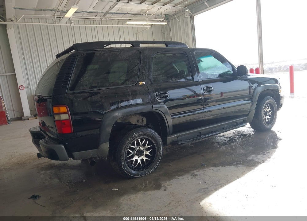 2003 CHEVROLET TAHOE Z71 VIN: 1GNEK13Z63R309429