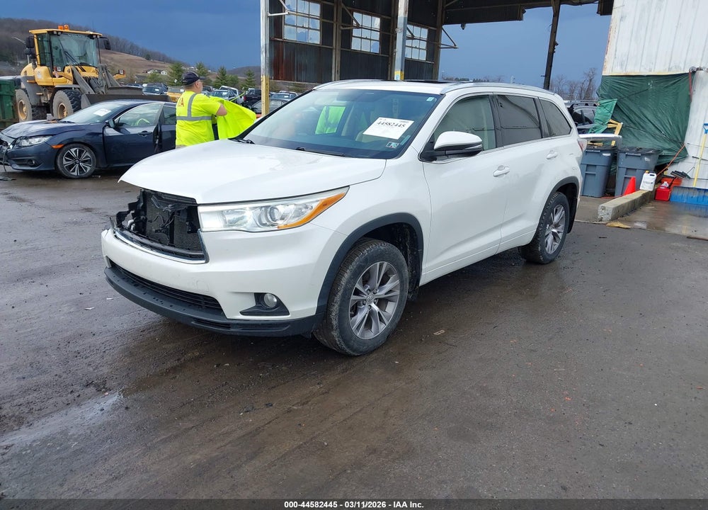 2014 TOYOTA HIGHLANDER XLE V6 VIN: 5TDJKRFH3ES058740