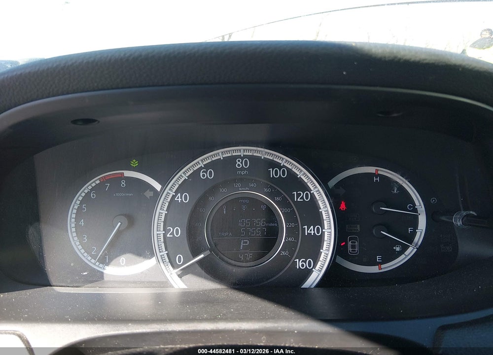 2013 HONDA ACCORD LX VIN: 1HGCR2F30DA072575