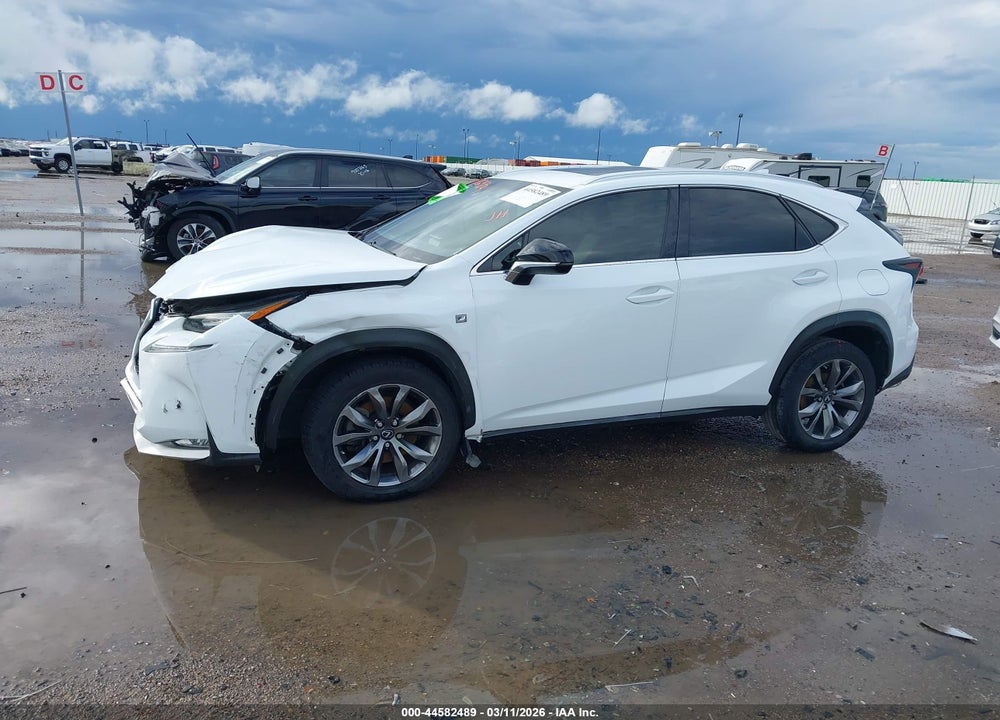2016 LEXUS NX 200T F SPORT VIN: JTJYARBZ9G2038497