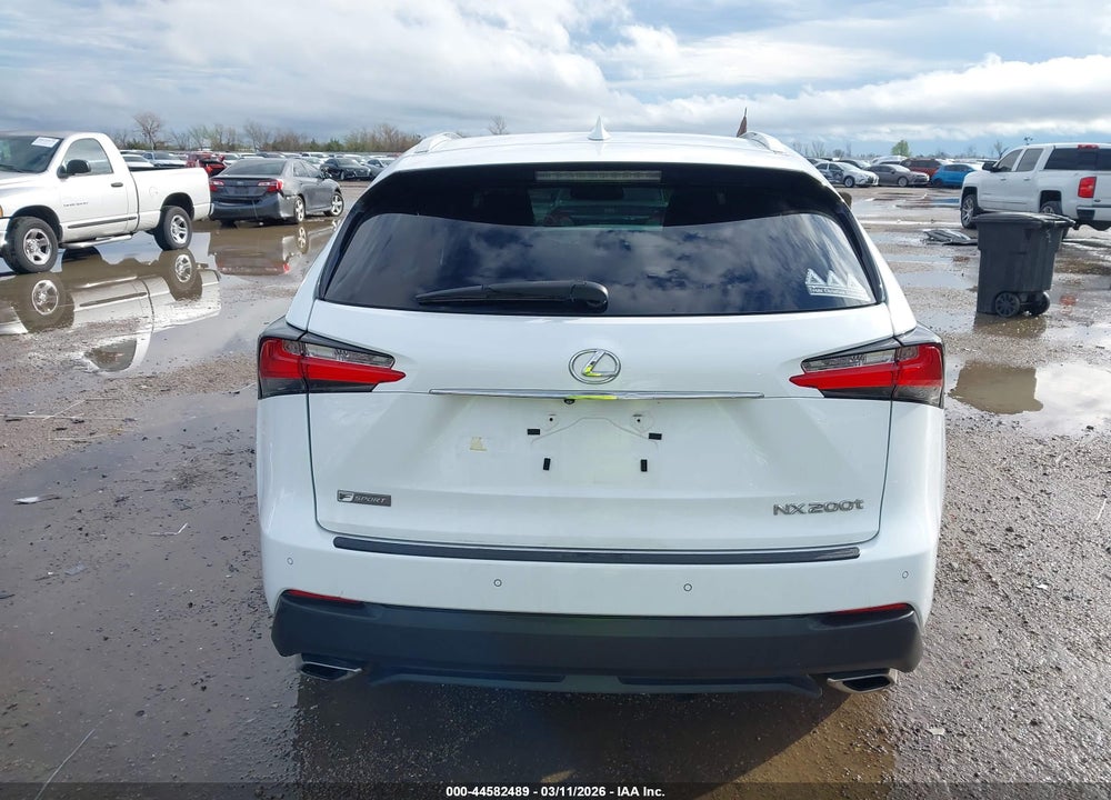 2016 LEXUS NX 200T F SPORT VIN: JTJYARBZ9G2038497