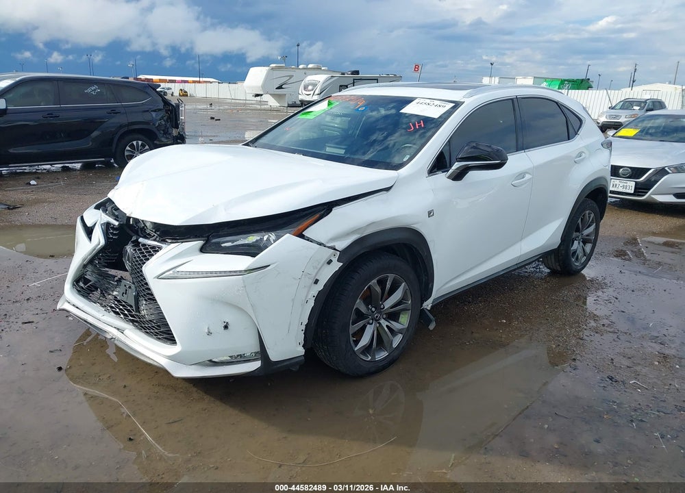 2016 LEXUS NX 200T F SPORT VIN: JTJYARBZ9G2038497
