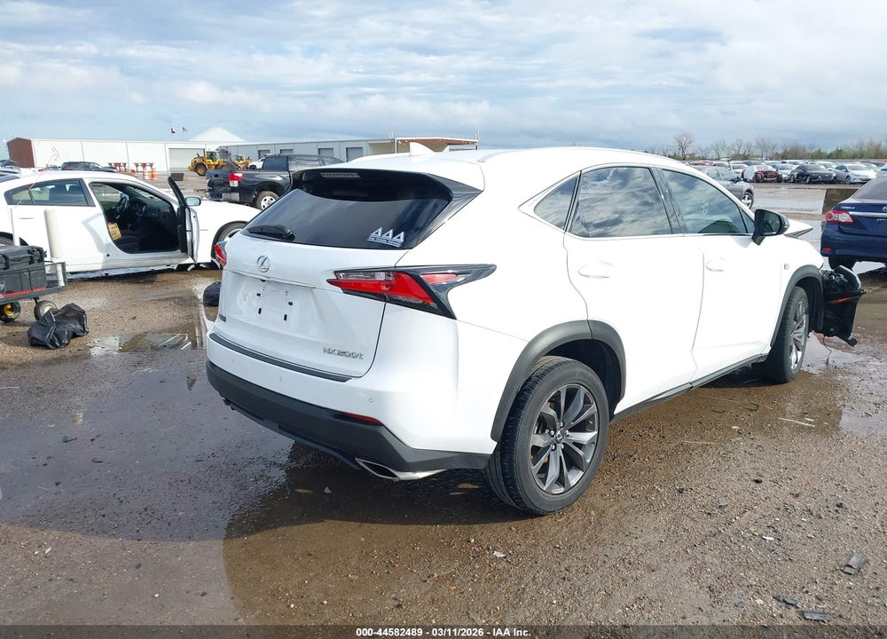 2016 LEXUS NX 200T F SPORT VIN: JTJYARBZ9G2038497