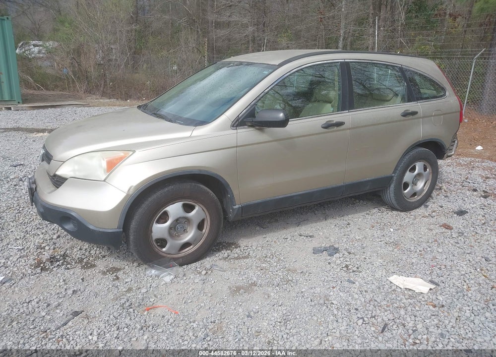 2007 HONDA CR-V LX VIN: 5J6RE38347L001504