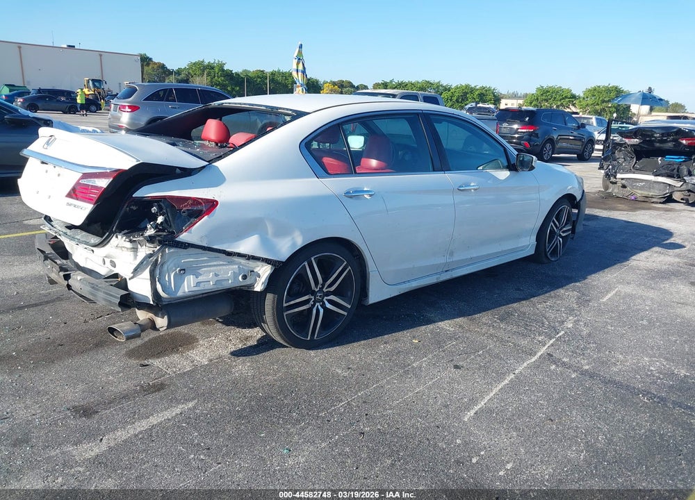 2016 HONDA ACCORD SPORT VIN: 1HGCR2F67GA206769