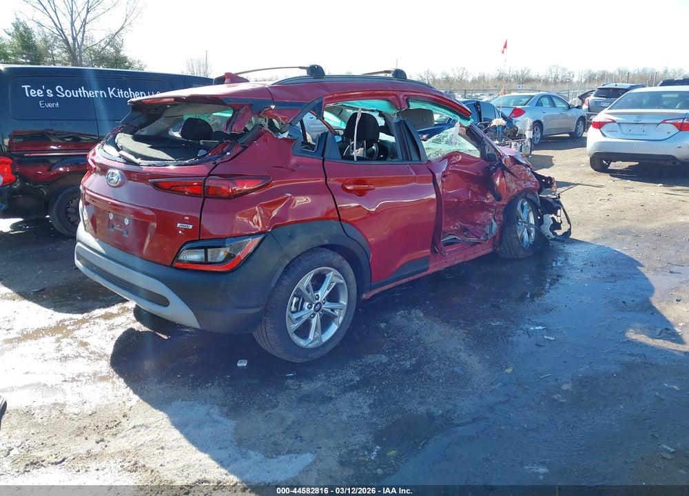 2022 HYUNDAI KONA SEL VIN: KM8K6CAB9NU912047