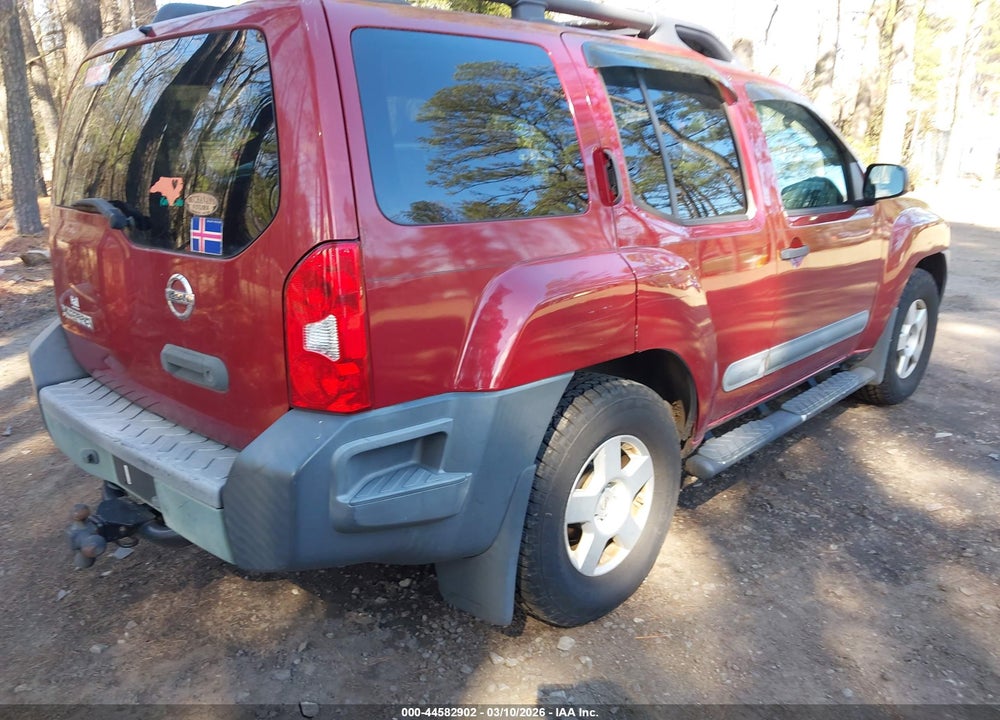 2006 NISSAN XTERRA S VIN: 5N1AN08U26C536531