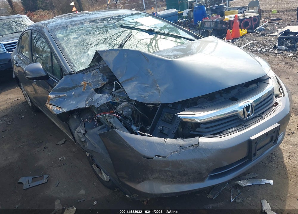 2012 HONDA CIVIC LX VIN: 19XFB2F54CE388851
