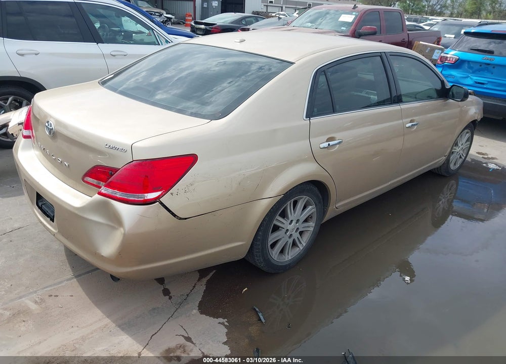 2010 TOYOTA AVALON LIMITED VIN: 4T1BK3DB9AU366559
