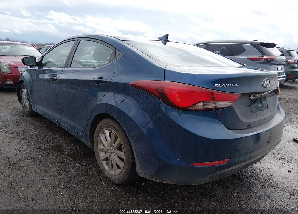 2015 HYUNDAI ELANTRA SE VIN: KMHDH4AE9FU249664