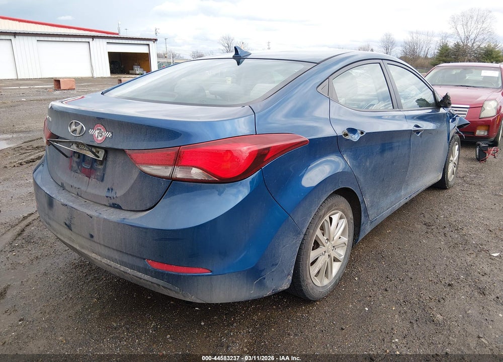 2015 HYUNDAI ELANTRA SE VIN: KMHDH4AE9FU249664