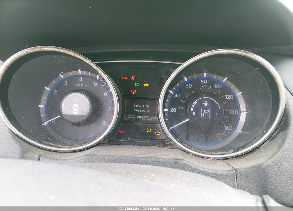 2011 HYUNDAI SONATA GLS VIN: 5NPEB4AC1BH297219