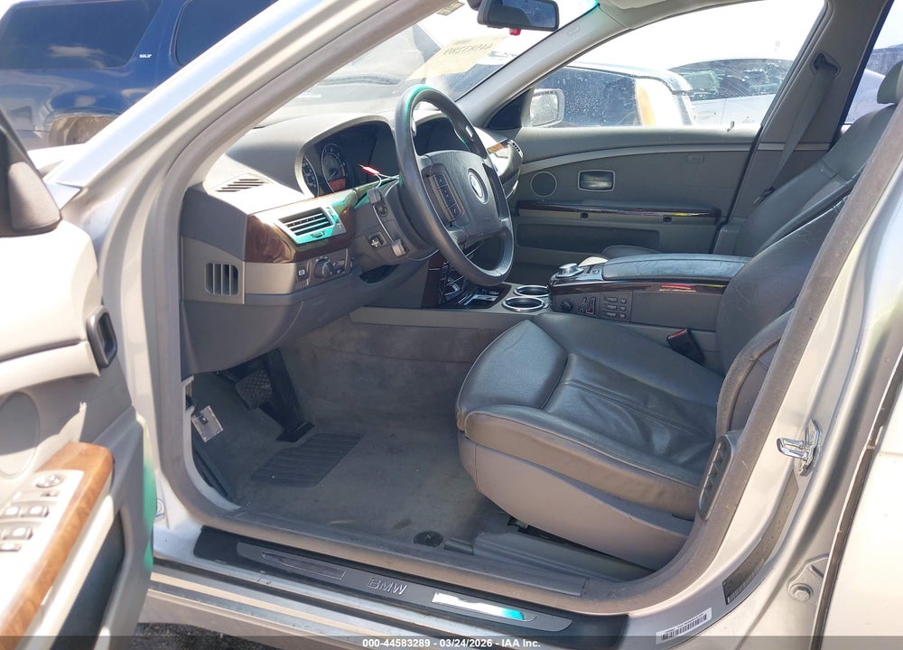 2002 BMW 745LI VIN: WBAGN63422DR02501