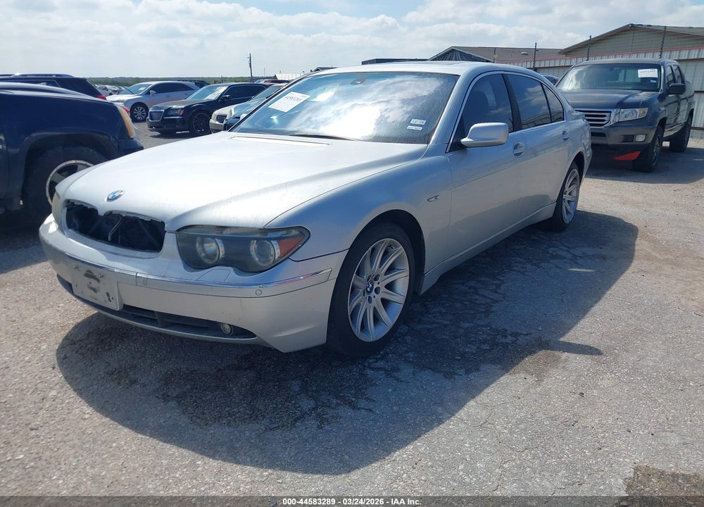 2002 BMW 745LI VIN: WBAGN63422DR02501