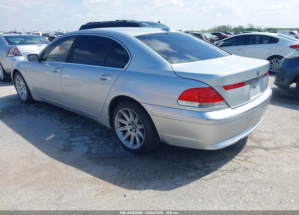 2002 BMW 745LI VIN: WBAGN63422DR02501