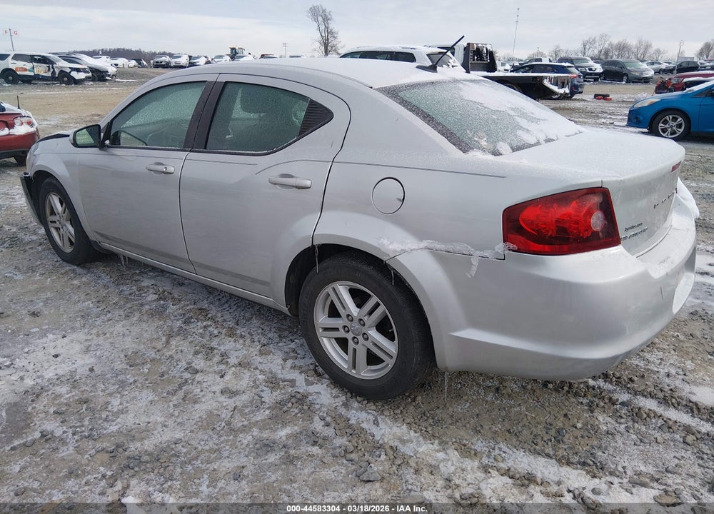 2012 DODGE AVENGER SXT VIN: 1C3CDZCB0CN314472