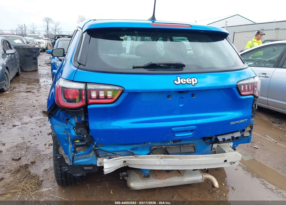 2020 JEEP COMPASS SPORT FWD VIN: 3C4NJCAB6LT121286