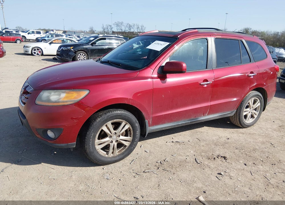 2011 HYUNDAI SANTA FE LIMITED V6 VIN: 5XYZK4AG0BG032822
