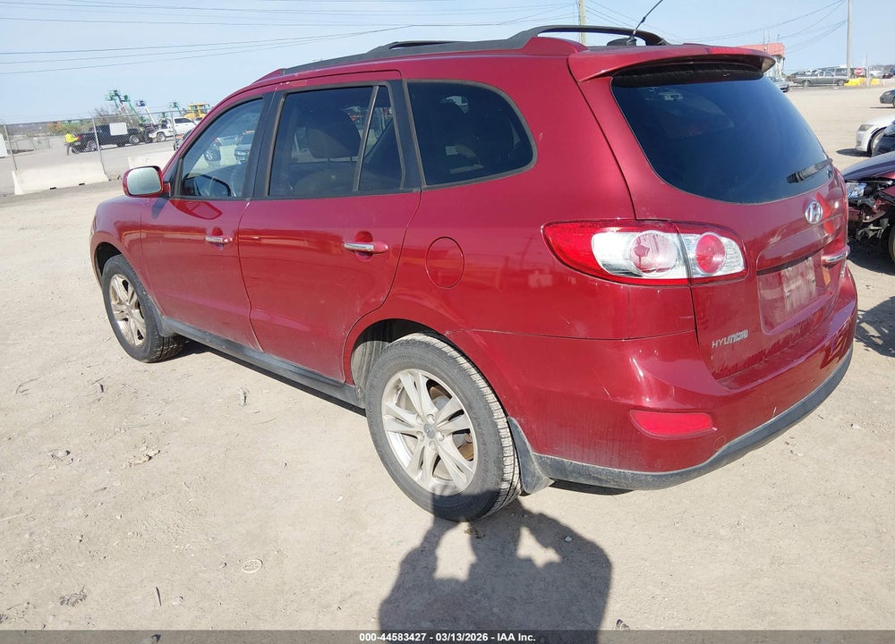 2011 HYUNDAI SANTA FE LIMITED V6 VIN: 5XYZK4AG0BG032822