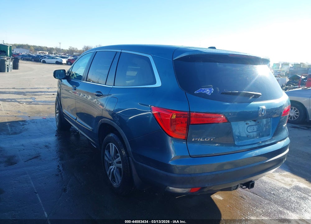 2017 HONDA PILOT EX-L VIN: 5FNYF6H57HB091902